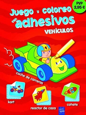 JUEGO Y COLOREO CON ADHESIVOS. VEHÍCULOS | 9788408111368 | Llibreria La Gralla | Llibreria online de Granollers