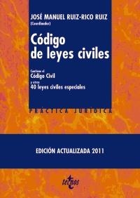 CÓDIGO DE LEYES CIVILES | 9788430953936 | RUIZ RICO RUIZ, JOSÉ MANUEL | Llibreria La Gralla | Llibreria online de Granollers