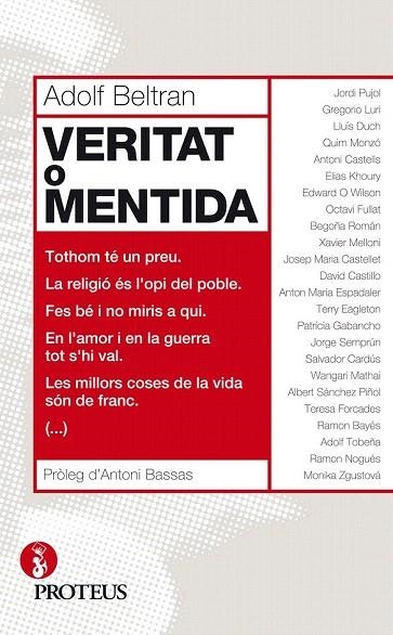 VERITAT O MENTIDA | 9788415047438 | BELTRAN, ADOLF | Llibreria La Gralla | Llibreria online de Granollers