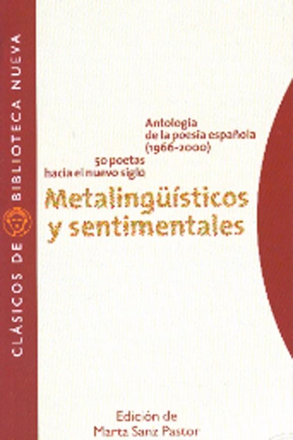 METALINGÜISTICOS Y SENTIMENTALES | 9788497425674 | SANZ PASTOR, MARTA (ED.) | Llibreria La Gralla | Llibreria online de Granollers