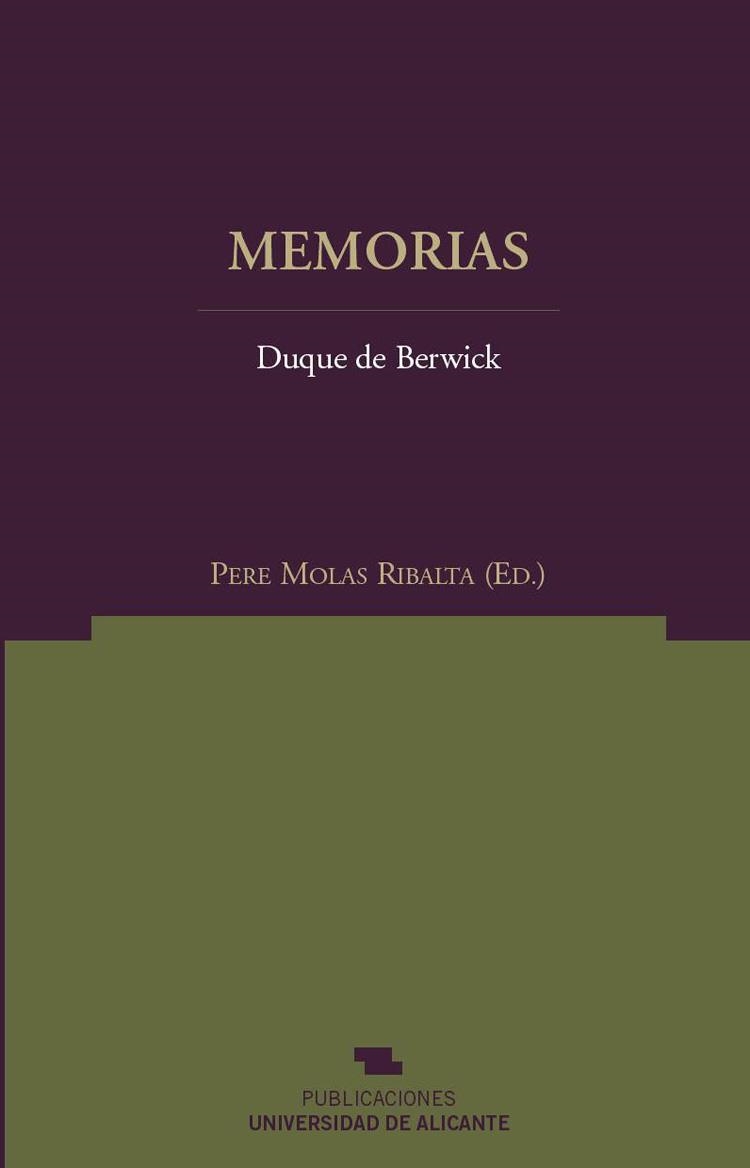 MEMORIAS DUQUE DE BERWICK | 9788479089153 | MOLAS I RIBALTA, PERE | Llibreria La Gralla | Llibreria online de Granollers