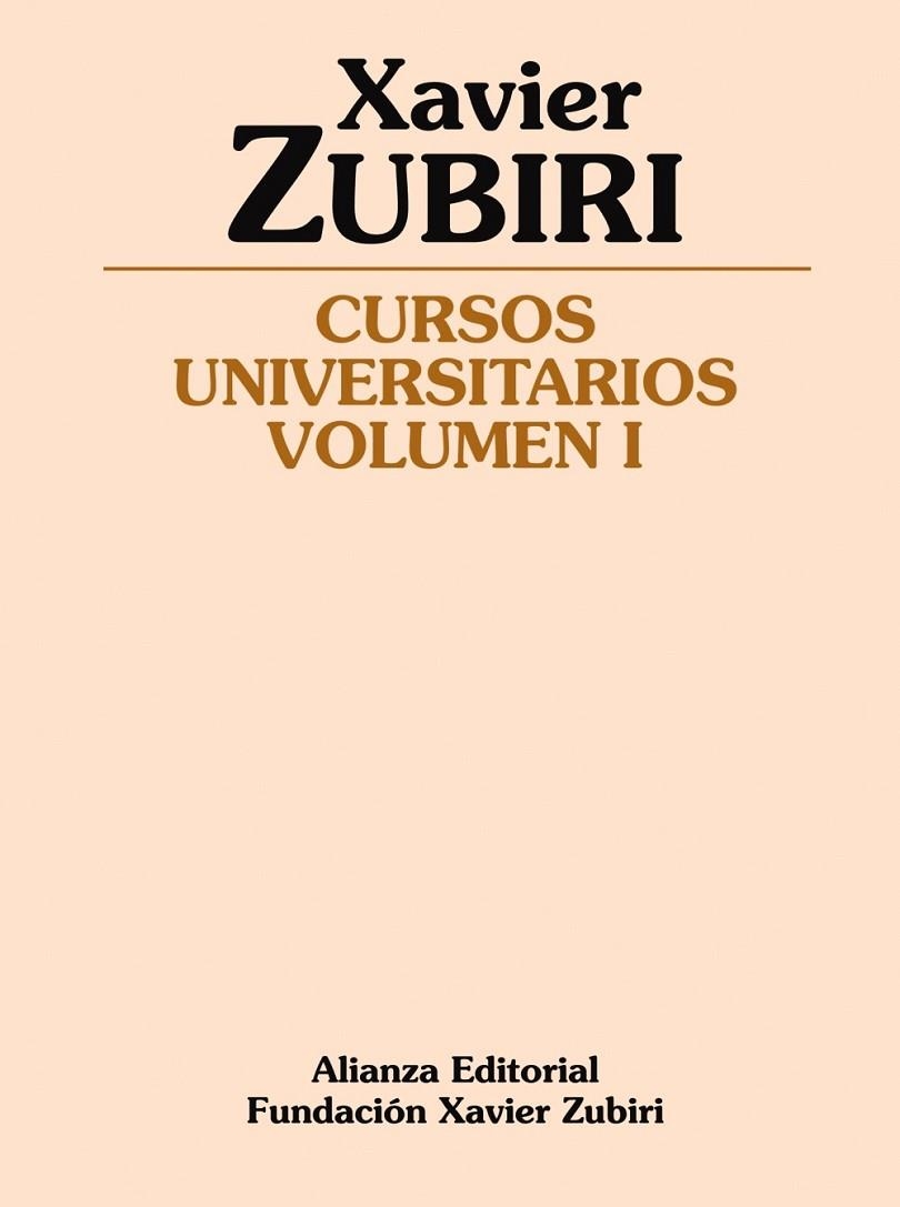 CURSOS UNIVERSITARIOS VOLUMEN I | 9788420687605 | ZUBIRI, XAVIER | Llibreria La Gralla | Llibreria online de Granollers