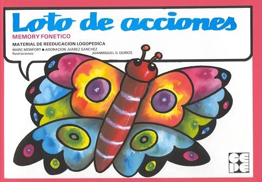 LOTO DE ACCIONES. MATERIAL DE REEDUCACION LOGOPEDICA | 9788486235291 | MONFORT; JUAREZ SANCHEZ; QUIROS | Llibreria La Gralla | Llibreria online de Granollers