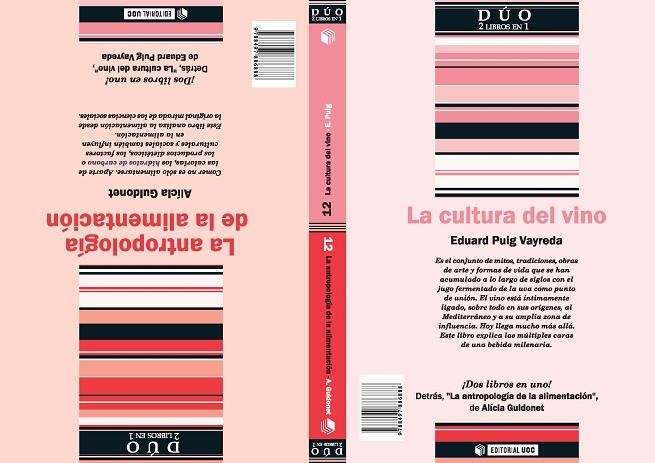 CULTURA DEL VINO, LA / ANTROPOLOGIA DE LA ALIMENTACION, LA | 9788497886888 | PUIG VAYREDA; GUIDONET, ALICIA | Llibreria La Gralla | Llibreria online de Granollers