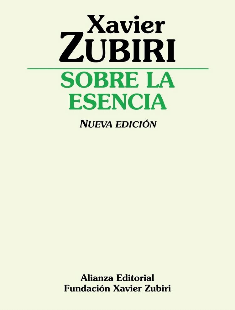 SOBRE LA ESENCIA | 9788420691442 | ZUBIRI, XAVIER (1898-1983) | Llibreria La Gralla | Llibreria online de Granollers