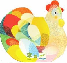 PUZZLE DJECO GALLINA 24 PECES | 3070900072060 | Llibreria La Gralla | Llibreria online de Granollers