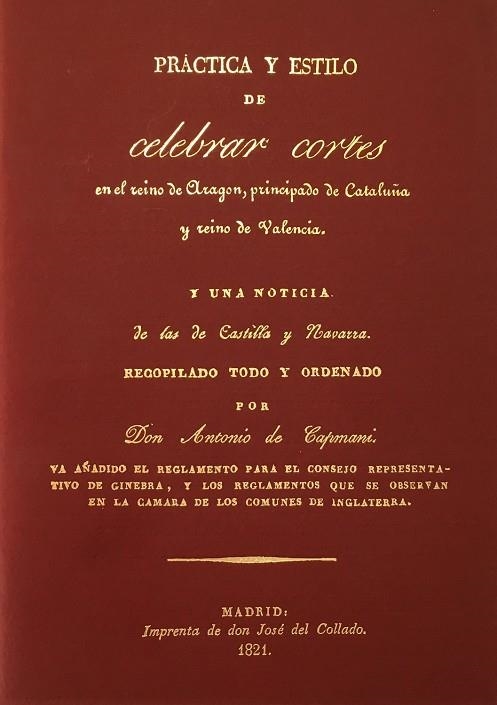 PRACTICA Y ESTILO DE CELEBRAR CORTES | 9788485031771 | CAPMANI, ANTONIO DE | Llibreria La Gralla | Llibreria online de Granollers