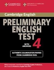 CAMBRIDGE PRELIMINARY ENGLISH TEST 4 SB WITH ANSWERS | 9780521755283 | Llibreria La Gralla | Llibreria online de Granollers