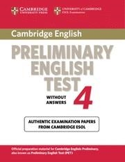 CAMBRIDGE PRELIMINARY ENGLISH TEST 4 STUDENT'S BOOK | 9780521755276 | Llibreria La Gralla | Llibreria online de Granollers