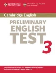 CAMBRIDGE PRELIMINARY ENGLISH TEST 3 STUDENT'S BOOK | 9780521754729 | Llibreria La Gralla | Llibreria online de Granollers