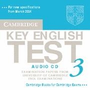 CAMBRIDGE KEY ENGLISH TEST 3 CD | 9780521754828 | CAMBRIDGE ESOL | Llibreria La Gralla | Llibreria online de Granollers