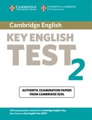 CAMBRIDGE KEY ENGLISH TEST 2 STUDENT'S BOOK WITHOUT ANSWERS | 9780521528122 | CAMBRIDGE ESOL | Llibreria La Gralla | Llibreria online de Granollers