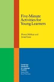 FIVE MINUTES ACTIVITIES FOR YOUNG LEARNERS | 9780521691345 | MC KAY, PENNY; GUSE, JENNI | Llibreria La Gralla | Llibreria online de Granollers