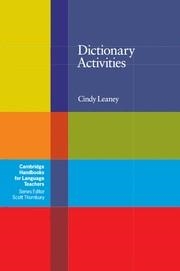 DICTIONARY ACTIVITIES | 9780521690409 | LEANEY, CINDY | Llibreria La Gralla | Llibreria online de Granollers