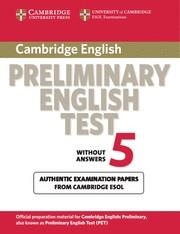 PRELIMINARY ENGLISH TEST 5 WITHOUT ANSWERS | 9780521714372 | Llibreria La Gralla | Llibreria online de Granollers