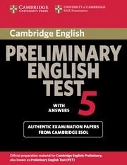 PRELIMINARY ENGLISH TEST 5 WITH ANSWERS | 9780521714389 | Llibreria La Gralla | Llibreria online de Granollers