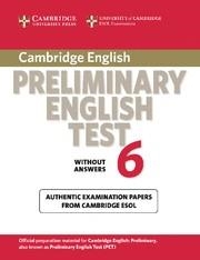 CAMBRIDGE PRELIMINARY ENGLISH TEST 6 WITHOUT ANSWERS | 9780521123167 | Llibreria La Gralla | Llibreria online de Granollers