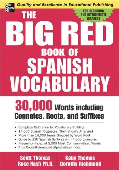 BIG RED BOOK OF SPANISH VOCABULARY, THE | 9780071447256 | Llibreria La Gralla | Llibreria online de Granollers