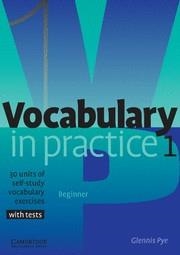 VOCABULARY IN PRACTICE 1 BEGINNER | 9780521010801 | Llibreria La Gralla | Llibreria online de Granollers