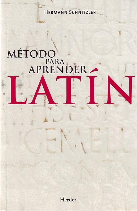 METODO PARA APRENDER LATIN | 9788425425523 | SCHNITZLER, HERMANN | Llibreria La Gralla | Llibreria online de Granollers