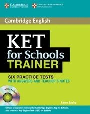 KET FOR SCHOOLS TRAINER WITH ANSWERS AND TEACHER'S NOTES (AMB 2 CD'S) | 9780521132381 | SAXBY, KAREN | Llibreria La Gralla | Llibreria online de Granollers