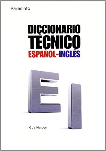 DICCIONARIO TECNICO ESPAÑOL-INGLES | 9788428313544 | Malgorn, Guy | Llibreria La Gralla | Llibreria online de Granollers