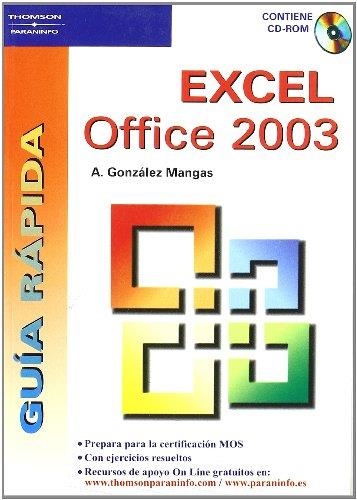 EXCEL OFFICE 2003. GUIA RAPIDA (AMB CD-ROM) | 9788428328760 | GONZALEZ MANGAS, A. | Llibreria La Gralla | Librería online de Granollers