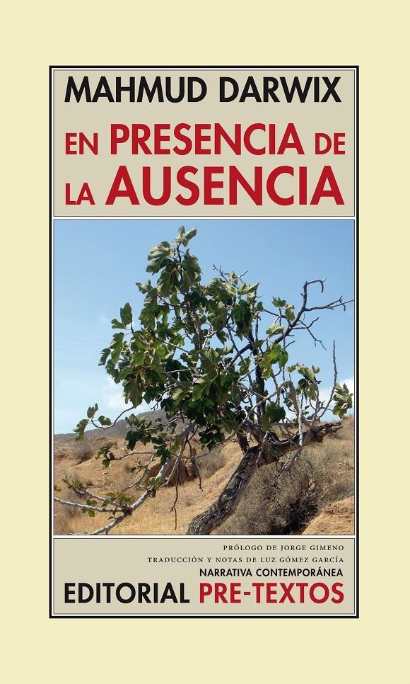 EN PRESENCIA DE LA AUSENCIA | 9788415297505 | DARWIX, MAHMUD | Llibreria La Gralla | Llibreria online de Granollers