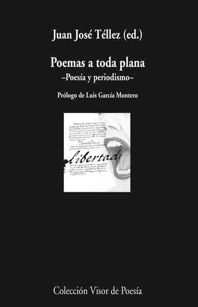 POEMAS A TODA PLANA | 9788498957310 | TÉLLEZ, JUAN JOSÉ | Llibreria La Gralla | Llibreria online de Granollers