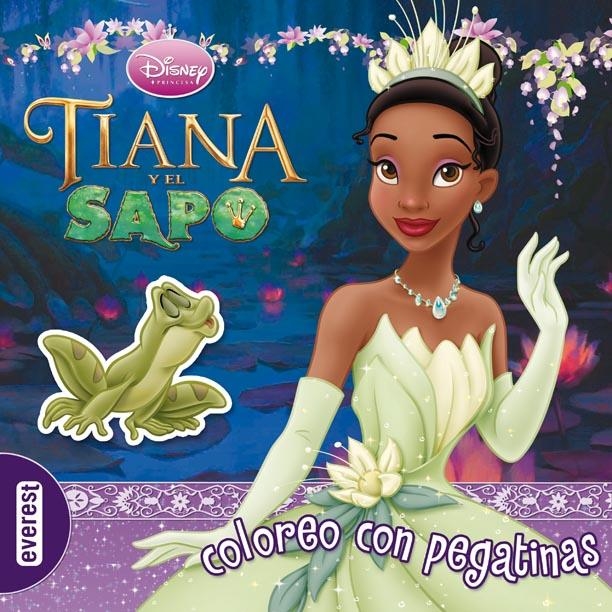 TIANA Y EL SAPO. COLOREO CON PEGATINAS | 9788444163420 | WALT DISNEY COMPANY | Llibreria La Gralla | Llibreria online de Granollers