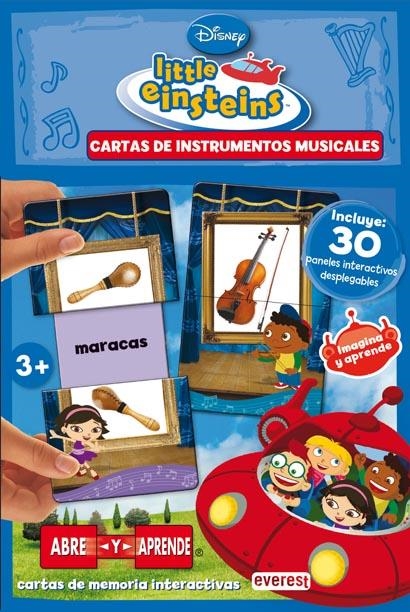 CARTAS DE INSTRUMENTOS MUSICALES. LITTLE EINSTEINS.  | 9788444144962 | WALT DISNEY COMPANY | Llibreria La Gralla | Librería online de Granollers