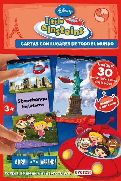 CARTAS CON LUGARES DE TODO EL MUNDO. LITTLE EINSTEINS | 9788444144979 | WALT DISNEY COMPANY | Llibreria La Gralla | Librería online de Granollers