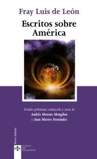 ESCRITOS SOBRE AMÉRICA (CLÁSICOS DEL PENSAMIENTO) | 9788430950492 | FRAY LUIS DE LEÓN | Llibreria La Gralla | Llibreria online de Granollers