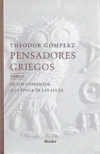 PENSADORES GRIEGOS (3 VOLS.) | 9788425427411 | GOMPERZ, THEODOR | Llibreria La Gralla | Llibreria online de Granollers