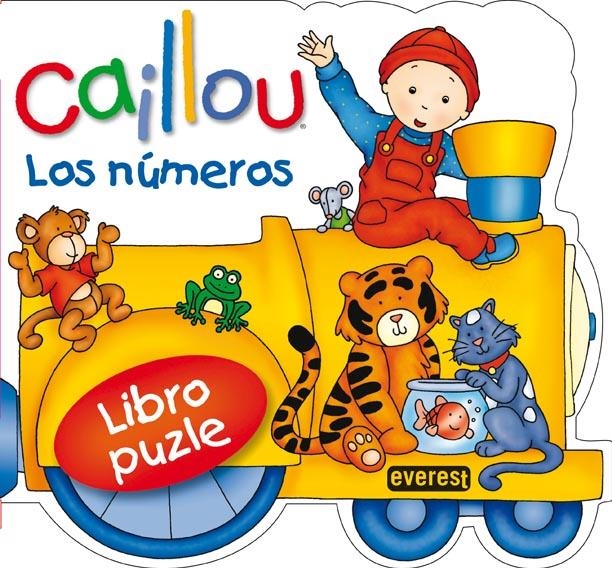 CAILLOU. LOS NÚMEROS. LIBRO PUZLE | 9788444166162 | CHOUETTE PUBLISHING | Llibreria La Gralla | Llibreria online de Granollers