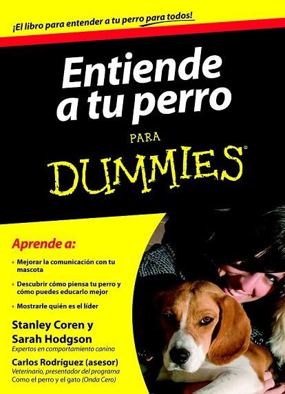 ENTIENDE A TU PERRO PARA DUMMIES | 9788432920752 | COREN, STANLEY / HODGSON, SARAH | Llibreria La Gralla | Llibreria online de Granollers