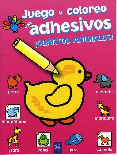 JUEGO Y COLOREO CON ADHESIVOS. CUANTOS ANIMALES! | 9788408075585 | AA VV | Llibreria La Gralla | Llibreria online de Granollers