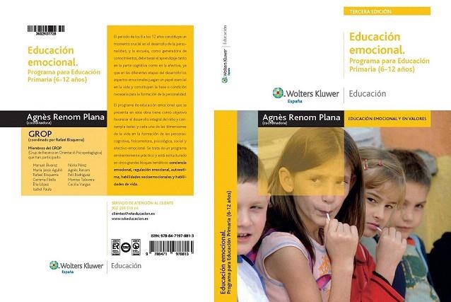 EDUCACION EMOCIONAL. PROGRAMA PARA EDUCACION  PRIMARIA ( 6-12 AÑOS) 2ª EDIC. | 9788471978813 | RENOM I PLANA, AGNES | Llibreria La Gralla | Llibreria online de Granollers