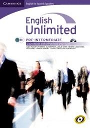 ENGLISH UNLIMITED PRE-INTERMEDIATE B1 COURSEBOOK WITH E-PORTFOLIO DVD-ROM | 9788483233627 | TILBURY, ALEX/Y OTROS | Llibreria La Gralla | Llibreria online de Granollers