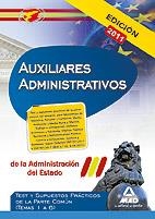 AUXILIARES ADMINISTRATIVOS DE LA ADMINISTRACIÓN DEL ESTADO.TEST Y SUPUESTOS PRÁCTICOS 1 AL 6(2011) | 9788467660500 | EDITORIAL MAD/MARTOS NAVARRO, FERNANDO/GONZALEZ RABANAL, JOSE MANUEL/MUÑOZ LABIANO, ALVARO MILLAN/CA | Llibreria La Gralla | Librería online de Granollers