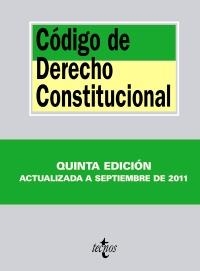 CÓDIGO DE DERECHO CONSTITUCIONAL (SEP'2011) | 9788430952922 | Llibreria La Gralla | Llibreria online de Granollers