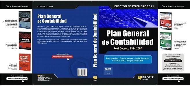 PLAN GENERAL DE CONTABILIDAD. REAL DECRETO 1514/2007 | 9788415330226 | A.A. V.V. | Llibreria La Gralla | Llibreria online de Granollers