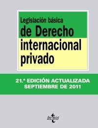 LEGISLACIÓN BÁSICA DE DERECHO INTERNACIONAL PRIVADO | 9788430953103 | AA.VV. | Llibreria La Gralla | Llibreria online de Granollers