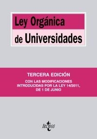 LEY ORGÁNICA DE UNIVERSIDADES | 9788430953295 | Llibreria La Gralla | Llibreria online de Granollers