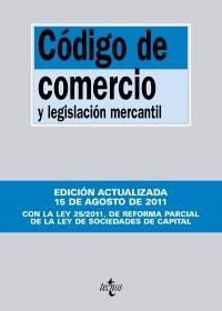 CÓDIGO DE COMERCIO Y LEGISLACIÓN MERCANTIL (ED. 2011) | 9788430953059 | Llibreria La Gralla | Llibreria online de Granollers