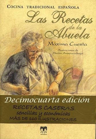 RECETAS DE LA ABUELA, LAS | 9788496745728 | CUESTA, MÁXIMA | Llibreria La Gralla | Llibreria online de Granollers