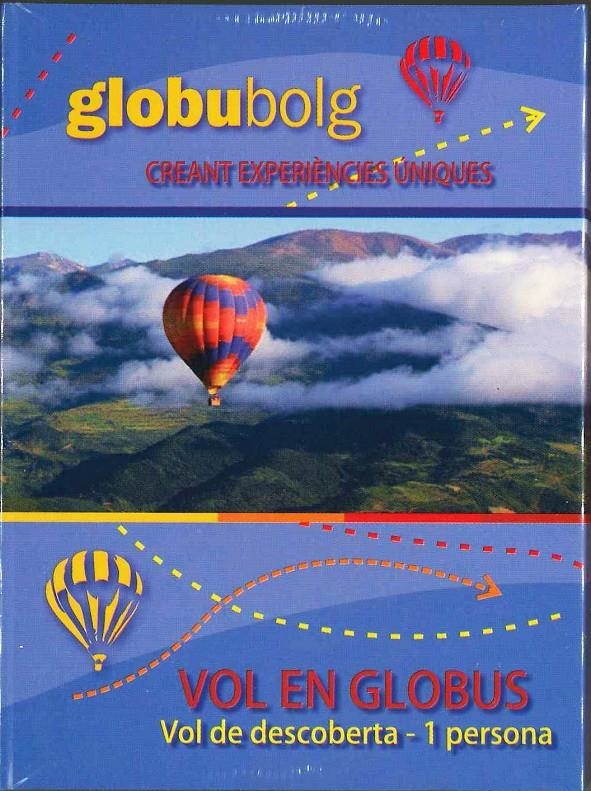 VOL EN GLOBUS. VOL DE DESCOBERTA PER 1 PERSONA | glob'd1'4111 | GLOBUBOLG | Llibreria La Gralla | Llibreria online de Granollers