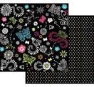 ***PAPAER SCRAPBOOKING PAPALLONES NEGRE  | 8024273214126 | SBB269 | Llibreria La Gralla | Llibreria online de Granollers