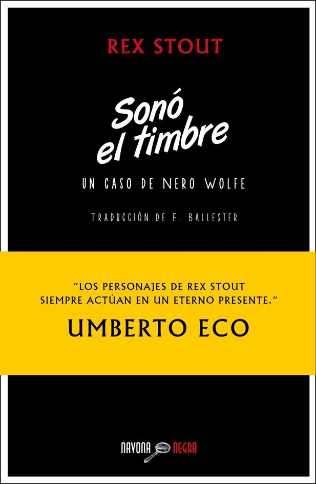 SONO EL TIMBRE | 9788492840823 | STOUT, REX | Llibreria La Gralla | Llibreria online de Granollers