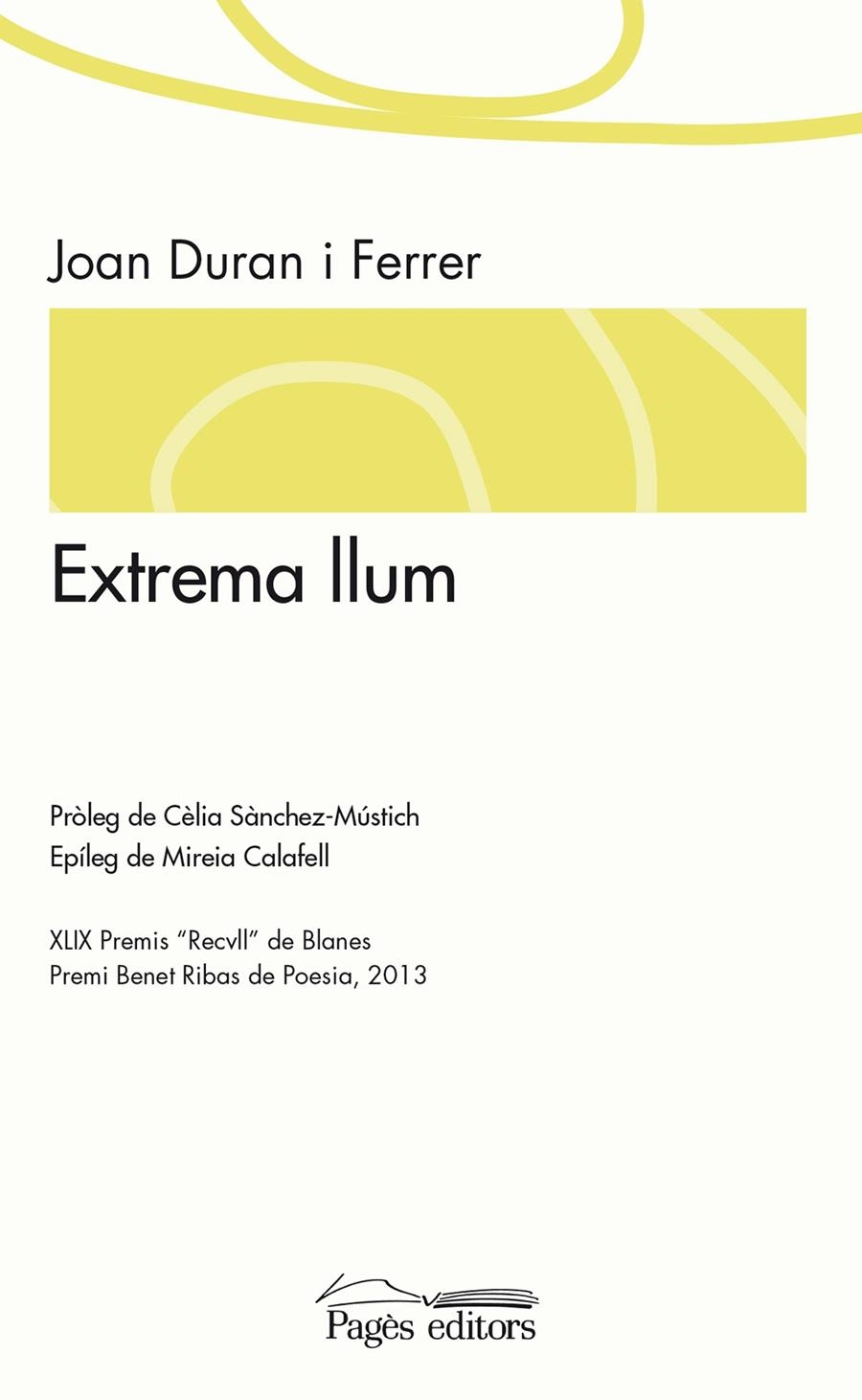 EXTREMA LLUM | 9788499754390 | DURAN FERRER, JOAN | Llibreria La Gralla | Llibreria online de Granollers